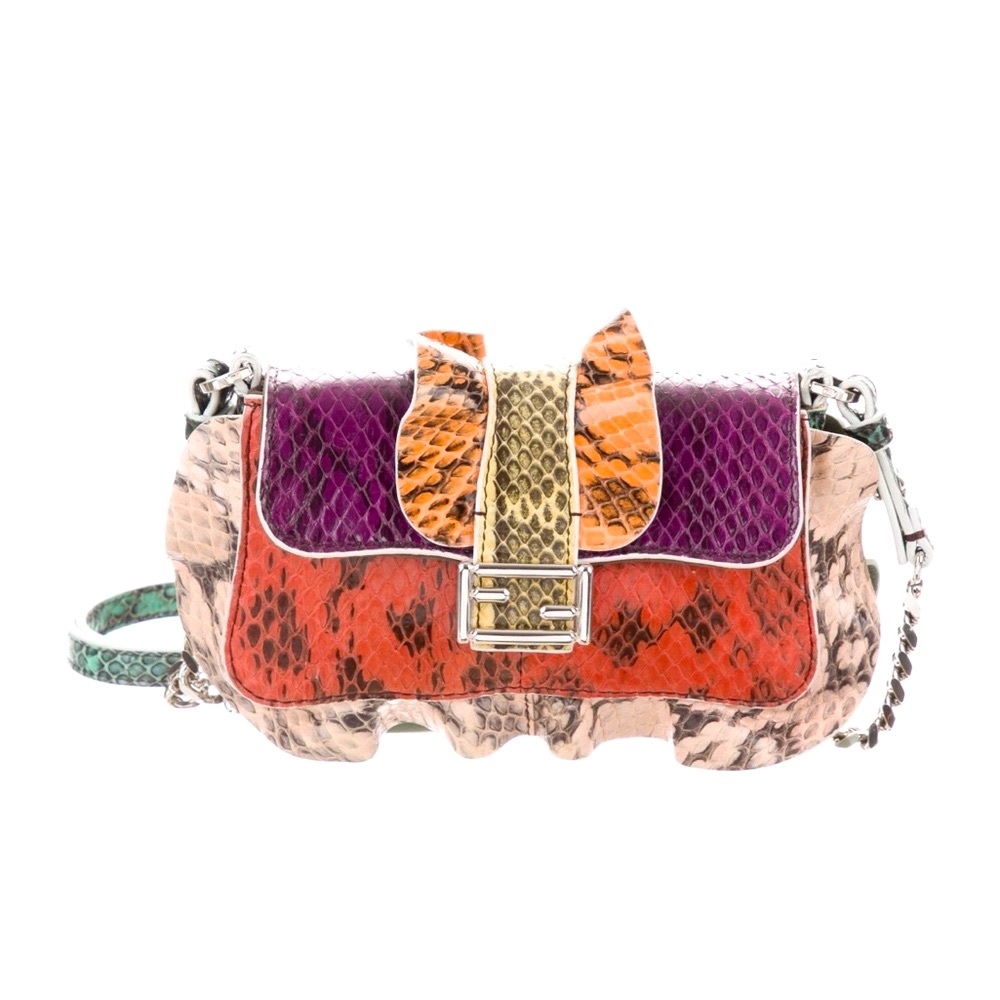 Fendi Python Micro Baguette Elaphe Waves - image 2